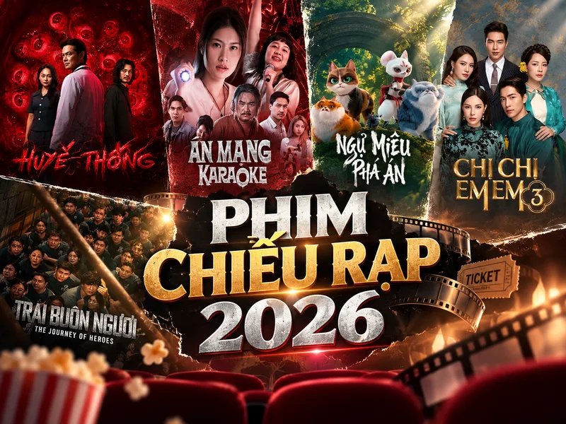 Phim chiếu rạp 2026: Loạt bom tấn đáng xem nhất cuối năm nay